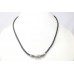 Necklace Unisex Silver Sterling 925 Women Men Leather Chain Handmade Gift C813